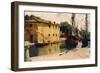 Dock in Viareggio-Federico Andreotti-Framed Giclee Print