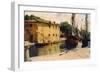 Dock in Viareggio-Federico Andreotti-Framed Giclee Print