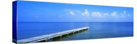 Dock, Mobile Bay Alabama, USA-null-Stretched Canvas