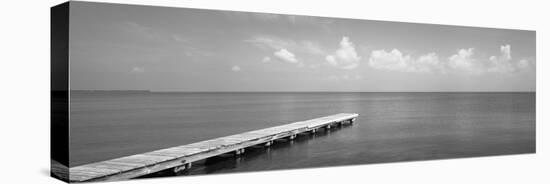 Dock, Mobile Bay Alabama, USA-null-Stretched Canvas