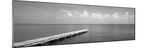 Dock, Mobile Bay Alabama, USA-null-Mounted Photographic Print
