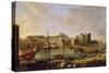 Dock of Naples-Gaspar van Wittel-Stretched Canvas