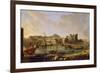 Dock of Naples-Gaspar van Wittel-Framed Giclee Print