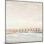 Dock on the Beach-Acosta-Mounted Art Print