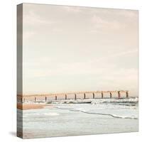 Dock on the Beach-Acosta-Stretched Canvas