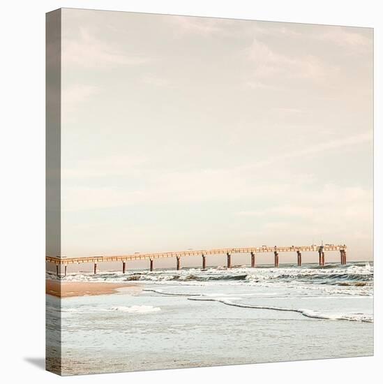 Dock on the Beach-Acosta-Stretched Canvas