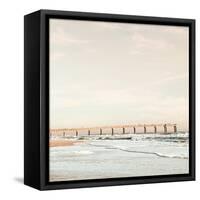 Dock on the Beach-Acosta-Framed Stretched Canvas