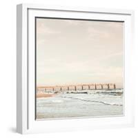 Dock on the Beach-Acosta-Framed Art Print