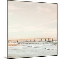 Dock on the Beach-Acosta-Mounted Art Print