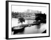 Dock on the River by the Art Museum, Philadelphia, Pennsylvania-null-Framed Photo