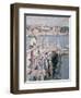 Dock Scene, Gloucester, 1896-Childe Hassam-Framed Giclee Print