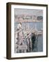 Dock Scene, Gloucester, 1896-Childe Hassam-Framed Giclee Print