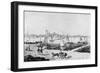 Dock Scene of Boston-null-Framed Giclee Print