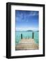 Dock , Staniel Cay, Exuma, Bahamas-James White-Framed Photographic Print