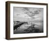 Dock Sunset-Eve Turek-Framed Art Print