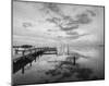 Dock Sunset-Eve Turek-Mounted Art Print