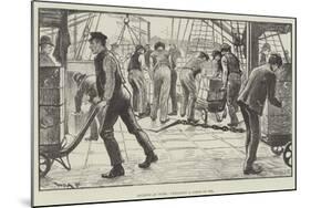 Dockers at Work, Unloading a Cargo of Tea-William Douglas Almond-Mounted Giclee Print