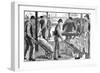 Dockers Unloading Sugar at West India Docks, London, 1889-null-Framed Giclee Print