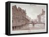 Dockhead Folly, Bermondsey, London, 1828-John Chessell Buckler-Framed Stretched Canvas