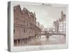 Dockhead Folly, Bermondsey, London, 1828-John Chessell Buckler-Stretched Canvas