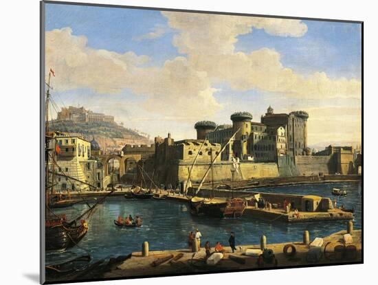 Docklands in Naples, 1702-Gaspar van Wittel-Mounted Giclee Print