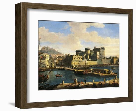 Docklands in Naples, 1702-Gaspar van Wittel-Framed Giclee Print