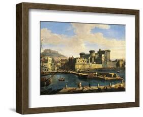 Docklands in Naples, 1702-Gaspar van Wittel-Framed Giclee Print