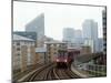 Docklands Light Railways Looking Towards Canary Wharf, London, England, United Kingdom, Europe-Ethel Davies-Mounted Photographic Print