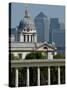Docklands Skyline from Greenwich, London, England, United Kingdom, Europe-Charles Bowman-Stretched Canvas