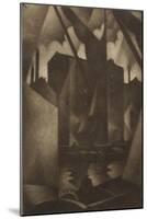 Docks, 1918-Christopher Richard Wynne Nevinson-Mounted Giclee Print