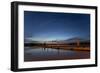 Docks at Dusk, 10th Street Marina Park at the Port of Everett, Washington, USA-Merrill Images-Framed Photographic Print