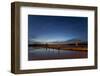 Docks at Dusk, 10th Street Marina Park at the Port of Everett, Washington, USA-Merrill Images-Framed Photographic Print