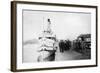 Docks at Port Orchard, Washington Photograph - Port Orchard, WA-Lantern Press-Framed Art Print