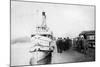 Docks at Port Orchard, Washington Photograph - Port Orchard, WA-Lantern Press-Mounted Art Print