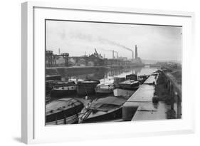 Docks at Weston Point-null-Framed Photographic Print