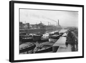 Docks at Weston Point-null-Framed Photographic Print