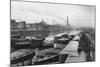 Docks at Weston Point-null-Mounted Photographic Print