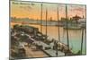 Docks, Baltimore, Maryland-null-Mounted Art Print