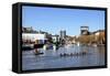 Docks, Bristol, England, United Kingdom-Charles Bowman-Framed Stretched Canvas