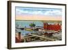 Docks, Duluth, Minnesota-null-Framed Premium Giclee Print