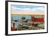 Docks, Duluth, Minnesota-null-Framed Premium Giclee Print