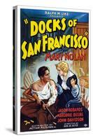 Docks of San Francisco-null-Stretched Canvas