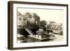 Docks, Virginia Shore-null-Framed Art Print