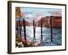 Dockside in Venice-Helen J. Vaughn-Framed Giclee Print