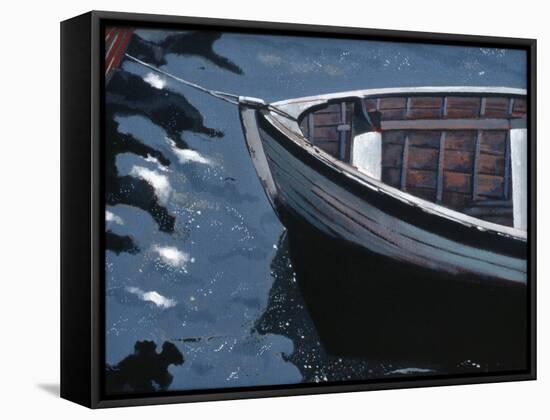 Dockside: Stockholm, 2004-Peter Wilson-Framed Stretched Canvas