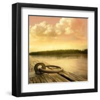 Dockside-Anna Polanski-Framed Art Print