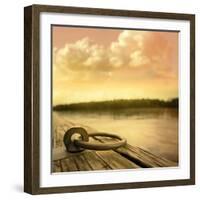 Dockside-Anna Polanski-Framed Art Print