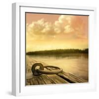 Dockside-Anna Polanski-Framed Art Print