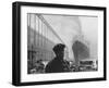 Dockworker Archie Harris Reflecting on Former Days as a Track Star-Gordon Parks-Framed Photographic Print