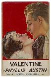 "Valentine" (Phyllis Austin) They Kiss-Doco-Mounted Art Print